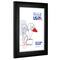 Frame USA Simply Poly Black Single Image Picture Frame